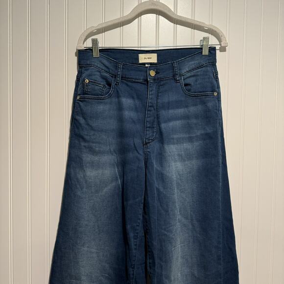 DL1961 Hepburn Wide Leg Jeans Softwear Size 28 - Picture 3 of 7